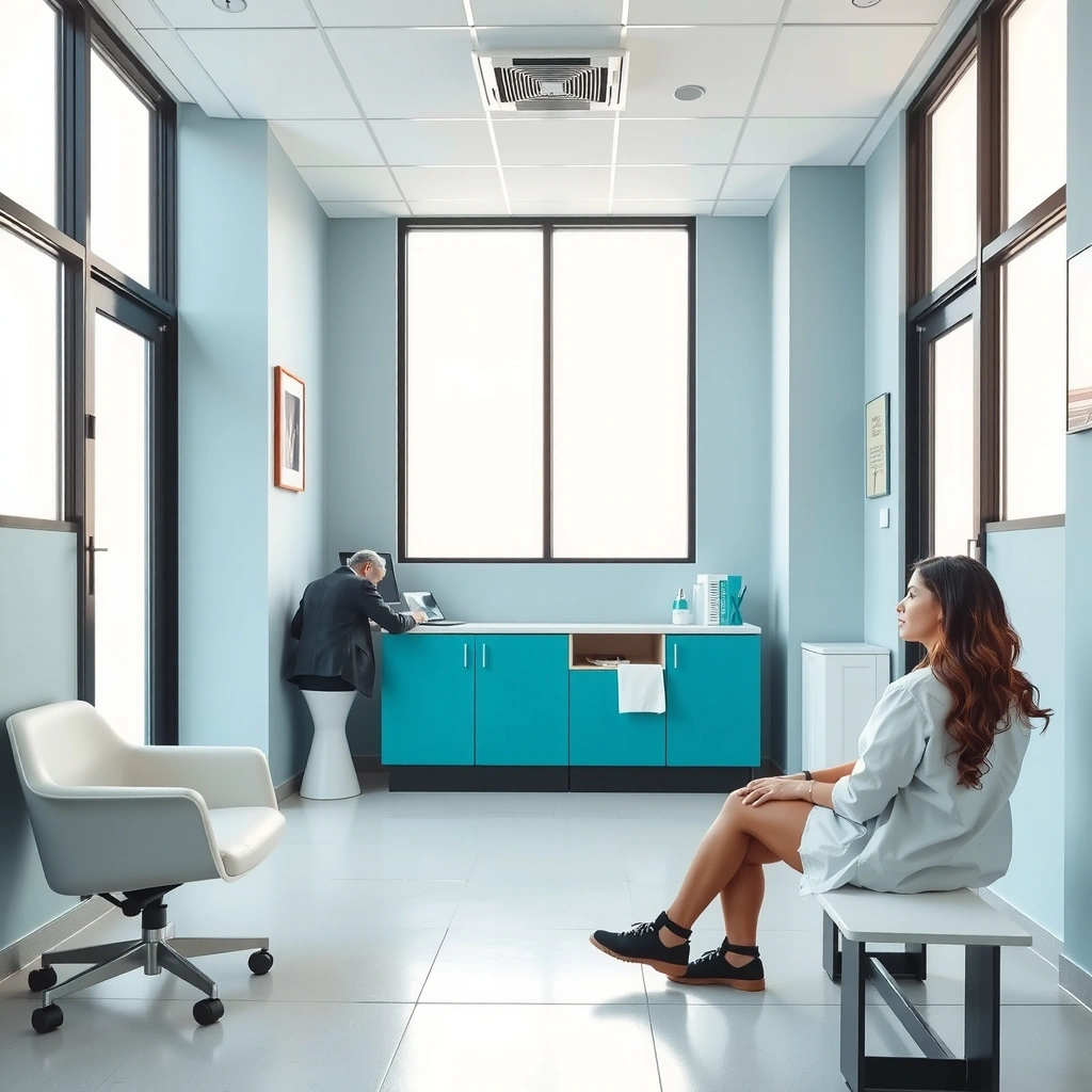 Professional skincare consultation background